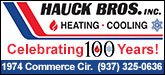 Hauck Bros., Inc. Heating and Cooling Sponsorship Banner